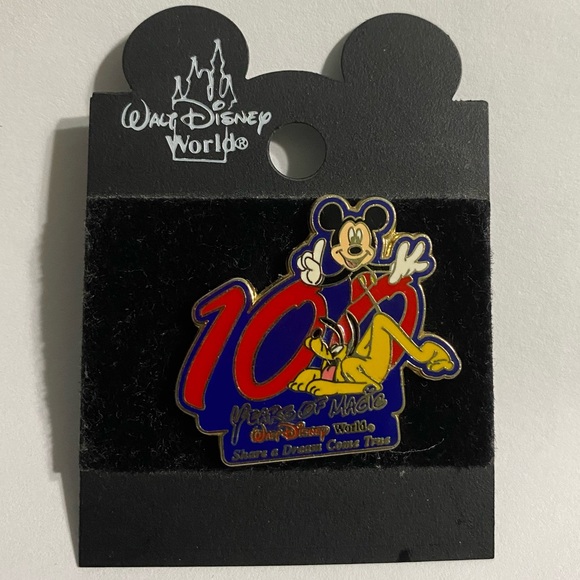 NWT Walt Disney 100 Years Mickey Mouse Pluto Pin